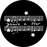ROSCO STEEL GOBO 76554 YOU'RE A STAR
