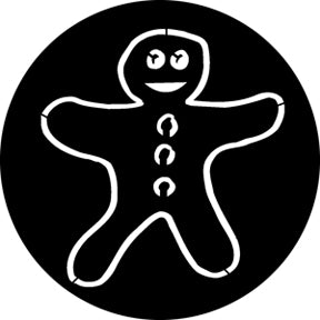 Rosco Gobo 76563 Gingerbread Man