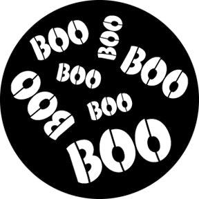 ROSCO STEEL GOBO 76593	Panto Words 5 - Boo!