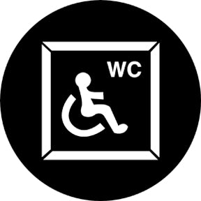 Rosco Gobo 77673	Disabled Wc