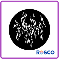 ROSCO STEEL GOBO 77775	Fire/Waves