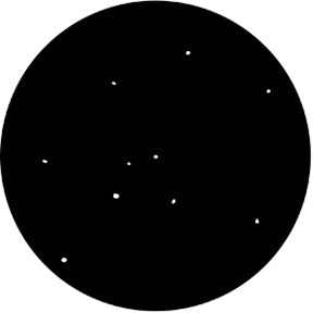 ROSCO STEEL GOBO 77851	Realistic Stars