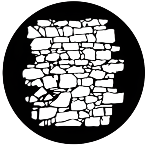 Rosco Gobo 77951 	Dry Stone Wall 2