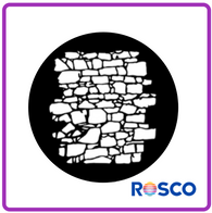 ROSCO STEEL GOBO 77951  	Dry Stone Wall 2