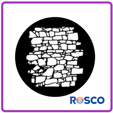 ROSCO STEEL GOBO 77951  	Dry Stone Wall 2
