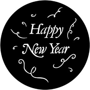 ROSCO STEEL GOBO 77982	Happy New Year