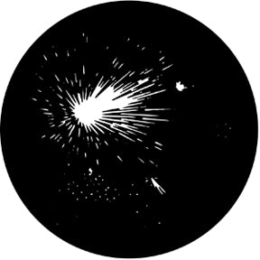 ROSCO STEEL GOBO 78013	Fireworks 5C