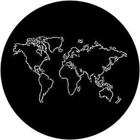 Rosco Gobo 78086	The World Outline