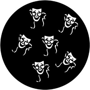 Rosco Gobo 78110	Drama Masks