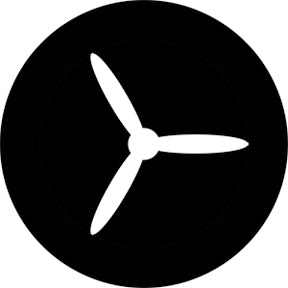 Rosco Gobo 78409	Propeller 3 Inverted