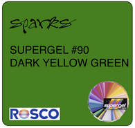 Rosco Supergel 90 Dark Yellow Green