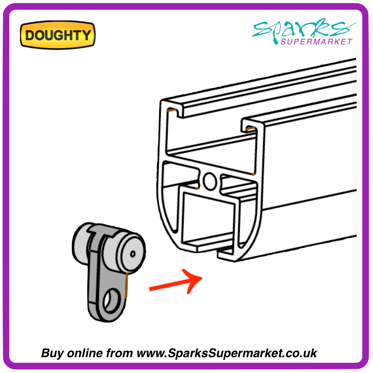 DOUGHTY RAIL - BALL RACED RUNNER - T81200