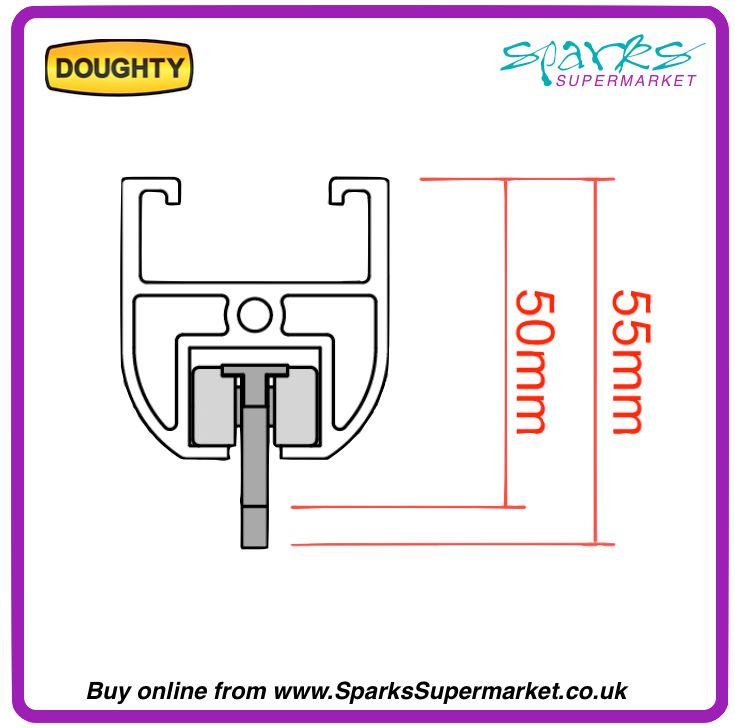 DOUGHTY RAIL - BALL RACED RUNNER - T81200