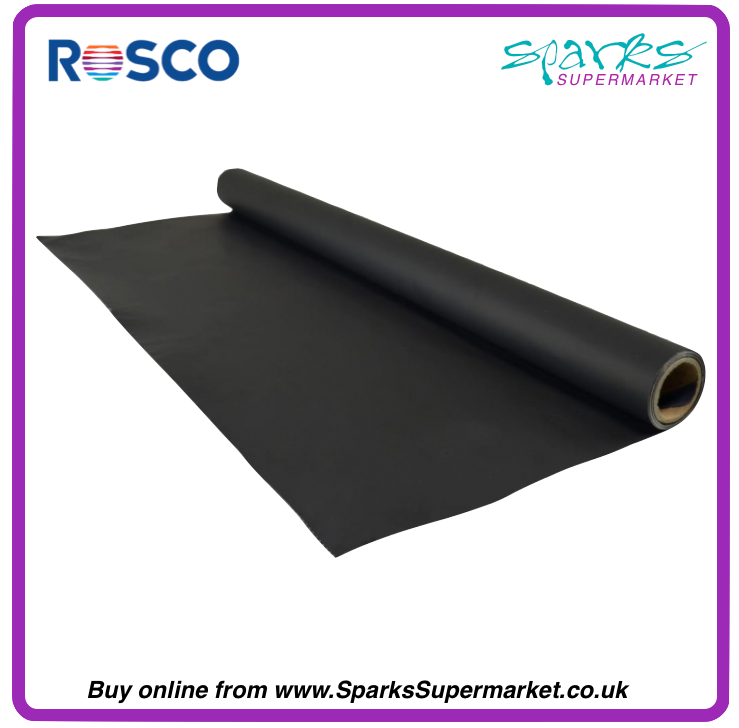 Cinefoil by ROSCO フォトホイルマット【照明用ブラックラップ】 Rosco Cinefoil ( Blackwrap ) light masking foil 30cm x 15m roll