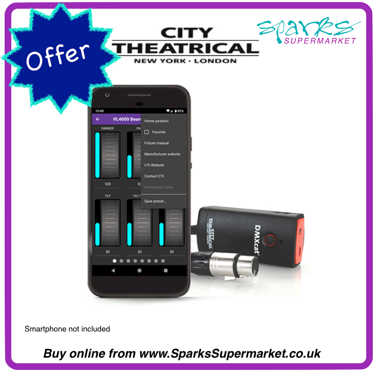 City Theatrical 6000 DMX Cat special offer