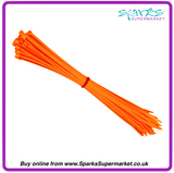 FLUORESCENT CABLE TIES ORNAGE
