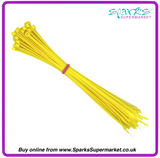 FLUORESCENT YELLOW CABLE TIES