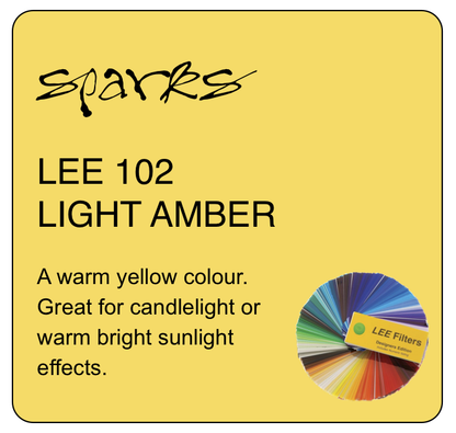 LEE 102 LIGHT AMBER