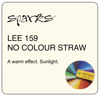 LEE 159 NO COLOUR STRAW