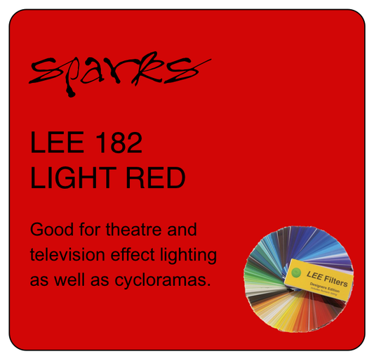 LEE 182 LIGHT RED