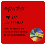 LEE 182 LIGHT RED