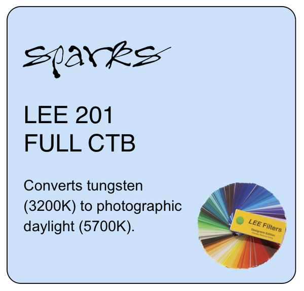 LEE 201 FULL CTB – Sparks Theatrical Lighting Supermarket