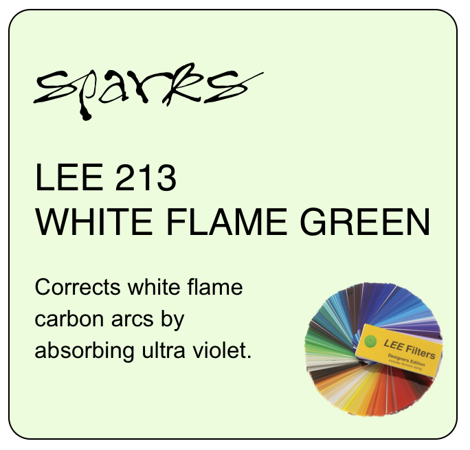 LEE 213 WHITE FLAME GREEN