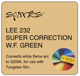 LEE 232 SUPER CORRECTION W.F. GREEN