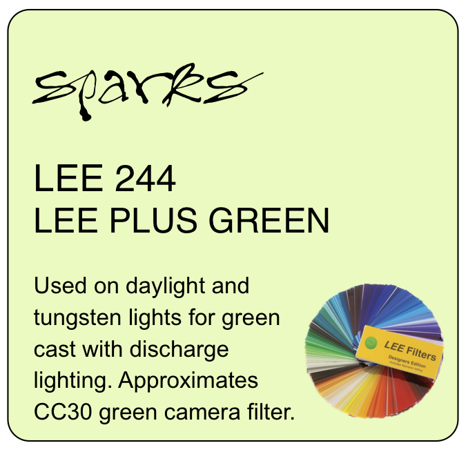 LEE 244 LEE PLUS GREEN