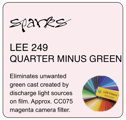 LEE 249 QUARTER MINUS GREEN