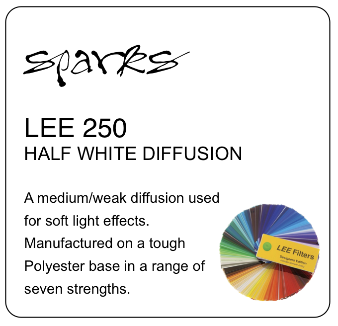 LEE 250 HALF WHITE DIFFUSION