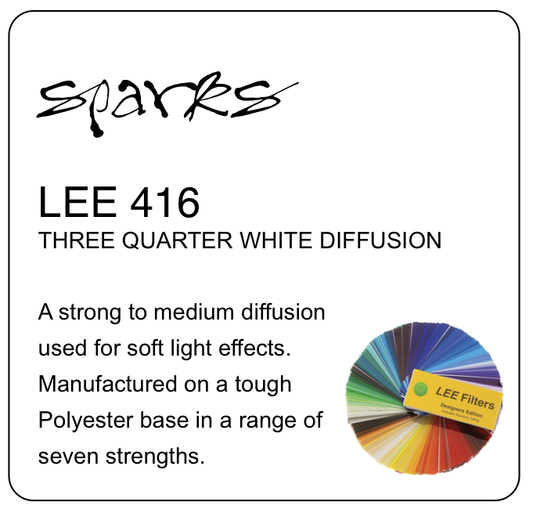 LEE 416 THREE QUARTER WHITE DIFFUSION