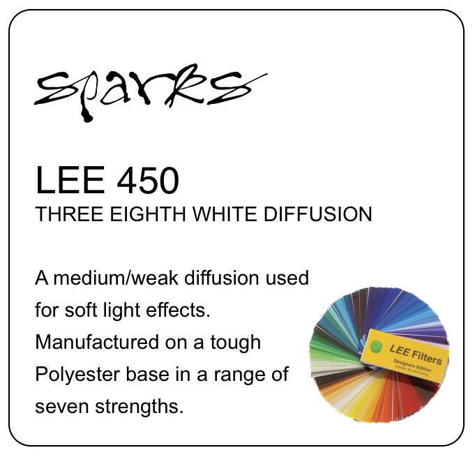 LEE 450 THREE EIGHTH WHITE DIFFUSION