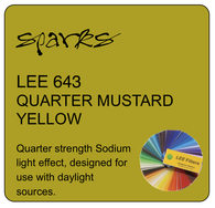 LEE 643 QUARTER MUSTARD YELLOW* Discontinued
