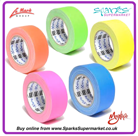 Le Mark Magtape XTRA Fluorescent Gaffa tape 50mm – Sparks Lighting