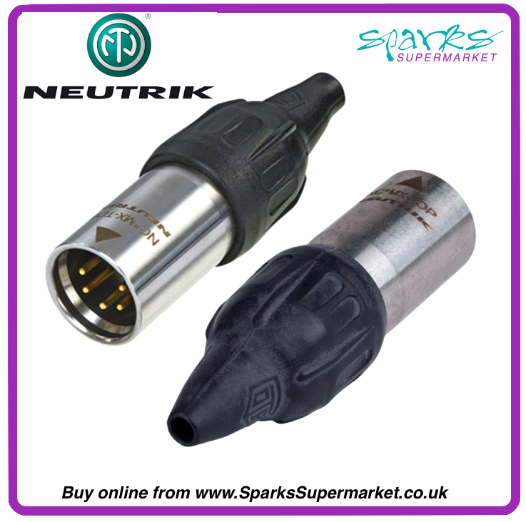 IP65 XLR 5 POLE Cable Connector Male ( NC5MX-TOP ) – Sparks Theatrical ...