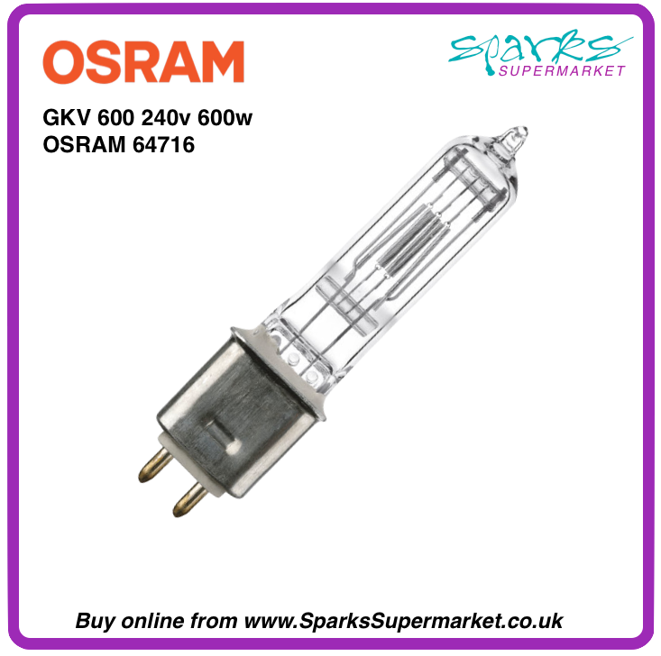 Osram 64583 P2/20 1000W 230-240V R7s – Thomann UK