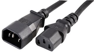 IEC C14 PLUG - IEC C13 SOCKET CABLE 1.8M