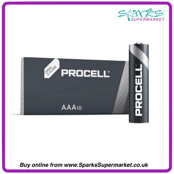 DURACELL PROCELL AAA BATTERY 10 PACK