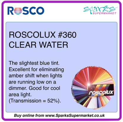 Roscolux #360 Clear Water