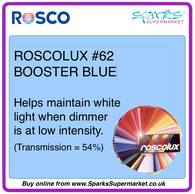 ROSCOLUX #62 BOOSTER BLUE