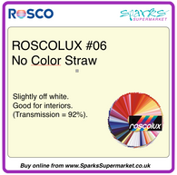 ROSCOLUX #06 NO COLOR STRAW