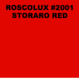 Roscolux #2001 Storaro Red