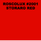 ROSCOLUX #2001 STORARO RED