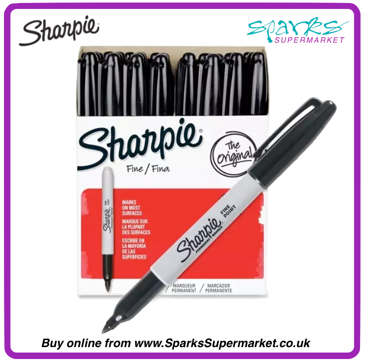 SHARPIE MARKER FINE POINT BLACK