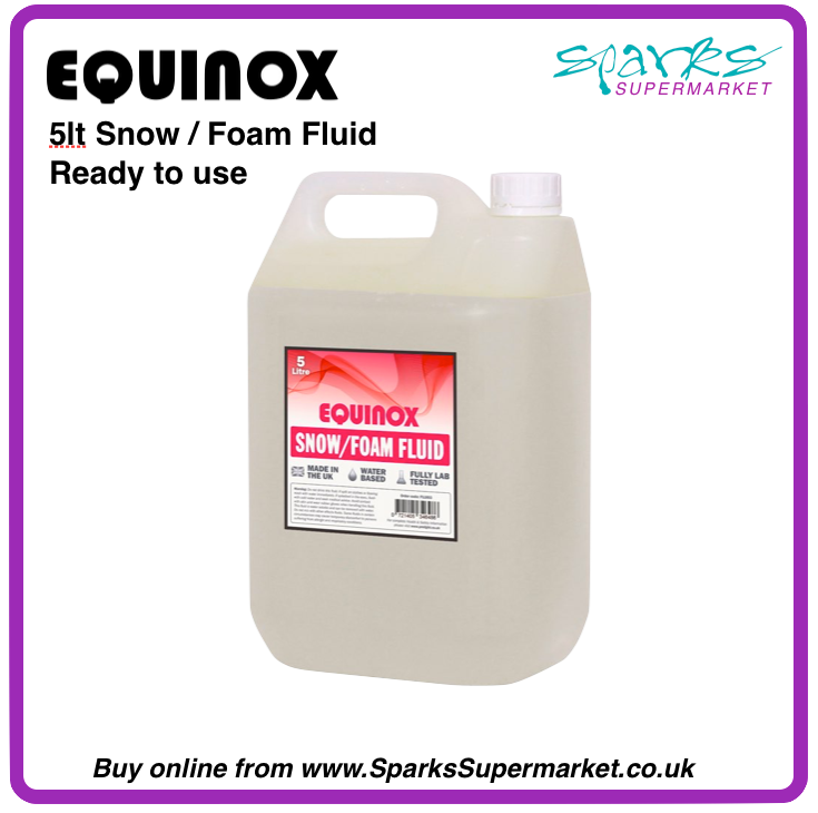 Snow / Foam Liquid 5L, Ready to use