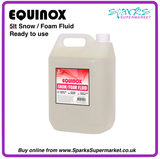 Snow / Foam Liquid 5L, Ready to use