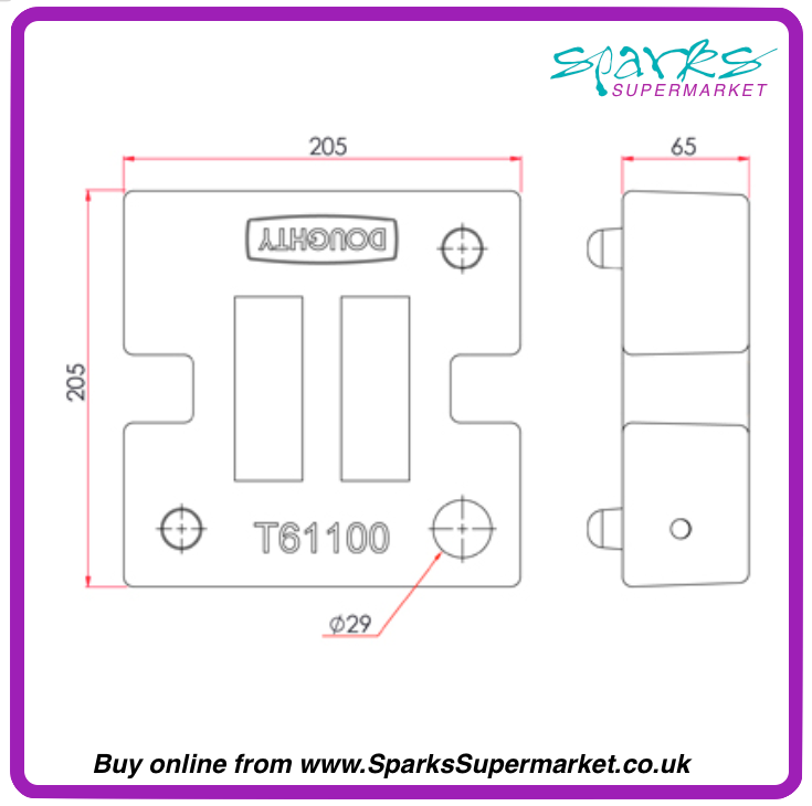 61100 - TV Brace Weight