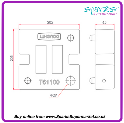 61100 - TV Brace Weight