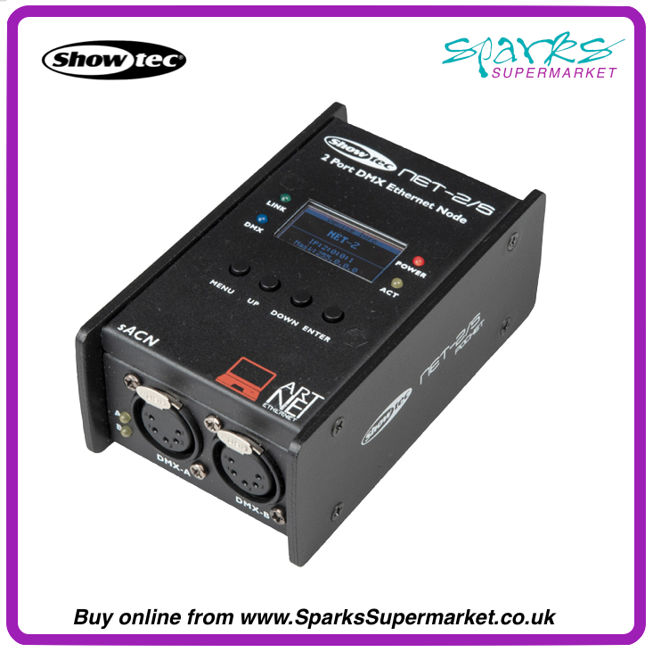 SHOWTEC NET-2/5 POCKET NODE – Sparks Theatrical Lighting Supermarket